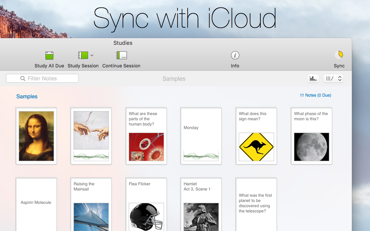 Studies sync